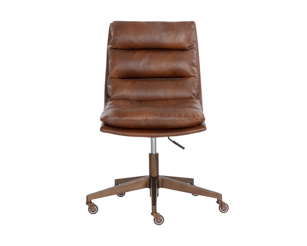 STINSON OFFICE CHAIR - BRAVO COGNAC