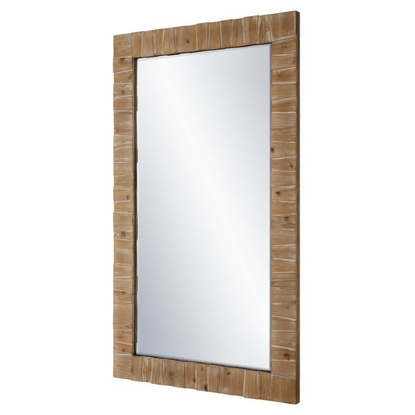 Ayanna Gray Washed Wood Mirror