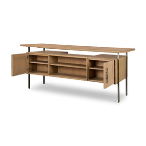 Lauren Desk In Natural Oak Solid