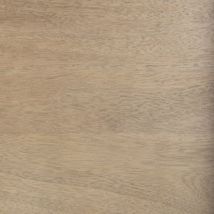 Morris 63.0L x 15.0W x 31.0H Beige Wood w/ Black Metal Frame 2 Drawer Console Table