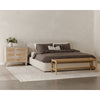 Moe's Hawthorn Large Bench with Woven Fibers