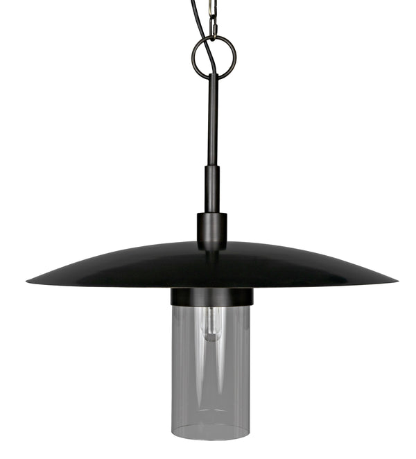 Anton Pendant, Metal with Aged Brass Finish