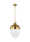 Aubry Pendant in Burnished Brass