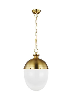 Aubry Pendant in Burnished Brass