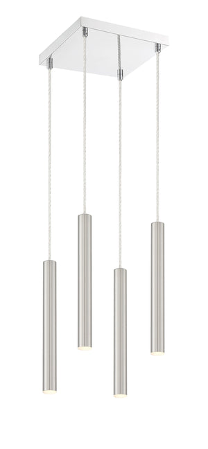 Forest 4 Light Island/Billiard in Chrome Finish