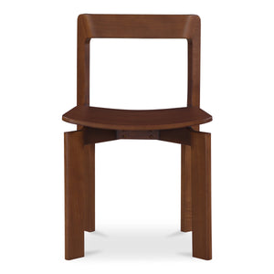 Moe's Daifuku Dining Chair Set of 2 in Brown