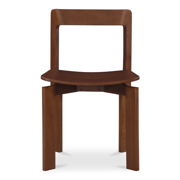 Moe's Daifuku Dining Chair Set of 2 in Brown