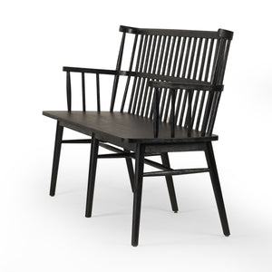 Aspen Bench In Matte Black
