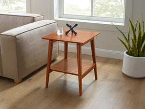 Antares End Table, Amber