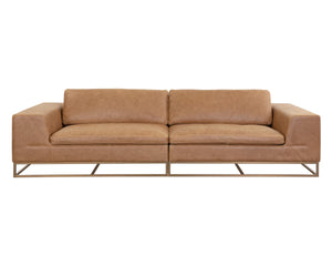 IRA SOFA - CAMEL LEATHER