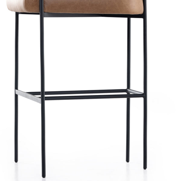 Carrie Bar Stool - Chaps Saddle