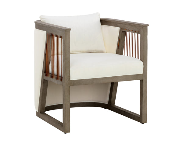 SALA LOUNGE CHAIR - LINOSO IVORY
