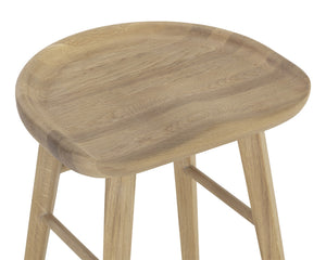 DOMINIC COUNTER STOOL - LIGHT OAK