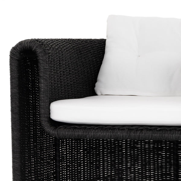 Tucson Woven Outdoor Chair In Coal