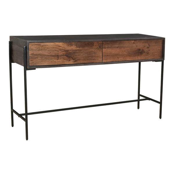 Tobin Console Table in Light Brown Mango Wood