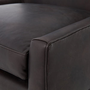 MARLOW WING CHAIR-VINTAGE BLACK