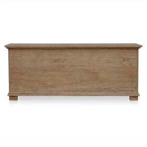 Moe's Lillian Sideboard Brown with Glass Doors