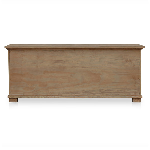 Moe's Lillian Sideboard Brown with Glass Doors