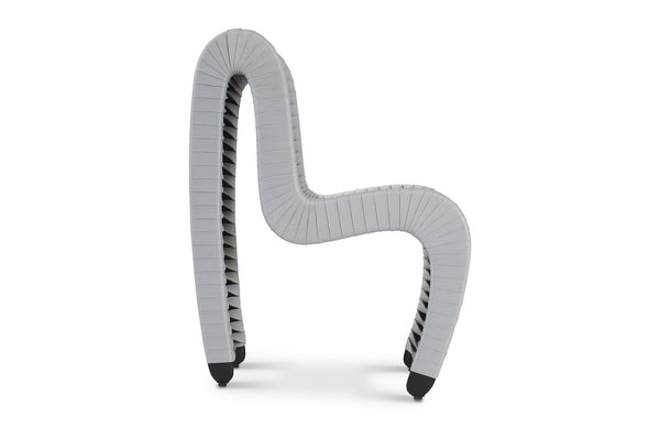 Seat Belt Dining Chair, Gray/Gray
