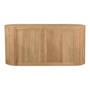 Moe's Theo 6 Drawer Dresser in Natural Oak