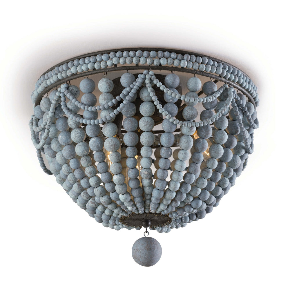 Malibu Flush Mount (Weathered Blue)