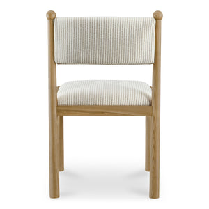 Villetta Dining Chair Set - Striped Upholstery