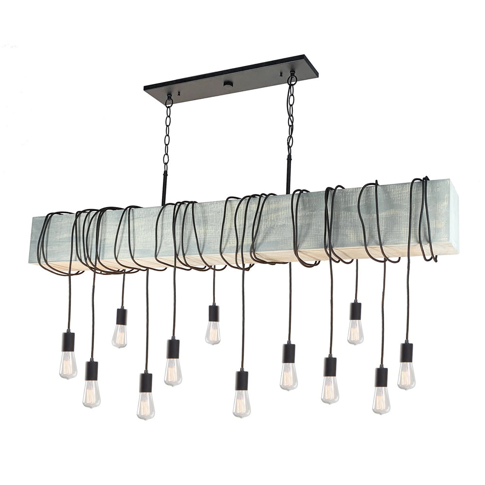 Farmhouse AC11502BW Island Light in Beach Wood