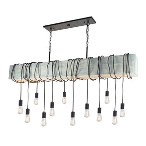 Farmhouse AC11502BW Island Light in Beach Wood