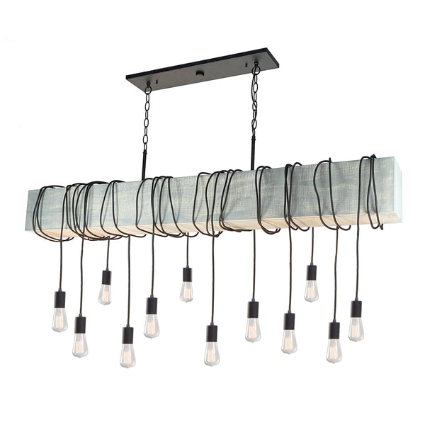Farmhouse AC11502BW Island Light in Beach Wood