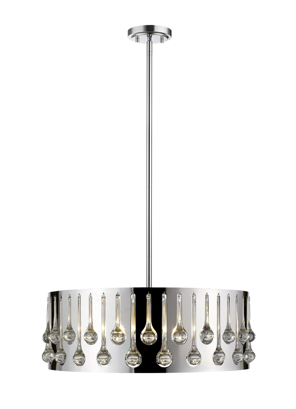 Oberon 6 Light Pendant in Chrome  Finish