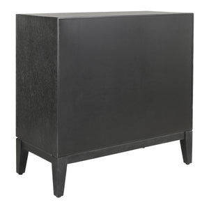 Covey KD Cabinet 2 Doors, Brushstroke Black