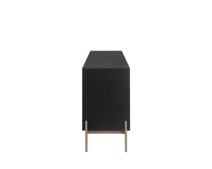 AVIDA SIDEBOARD - LARGE - GOLD - BLACK/NATURAL