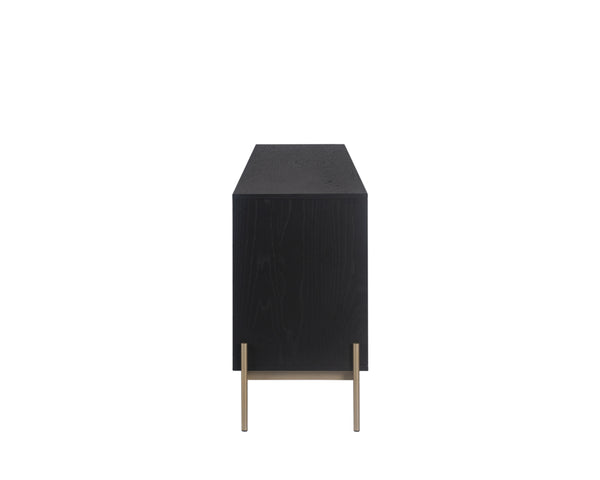 AVIDA SIDEBOARD - LARGE - GOLD - BLACK/NATURAL
