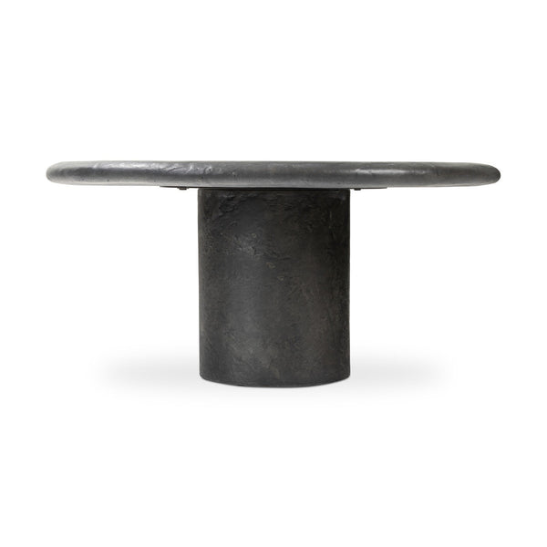 Bonnie Coffee Table In Textured Black Concrete
