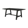 Bedford KD 79" Rect. Dining Table "A" Base, Brushed Black