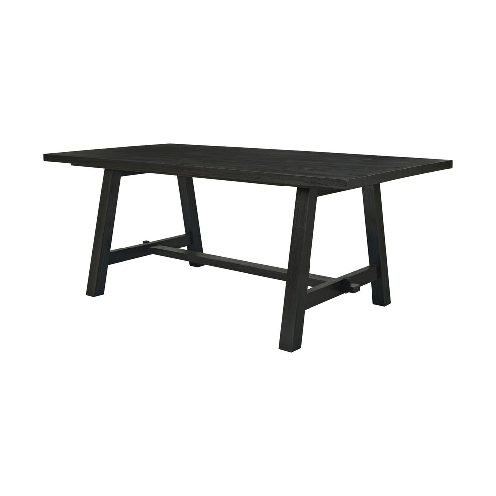 Bedford KD 79" Rect. Dining Table "A" Base, Brushed Black 