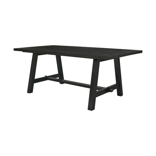 Bedford KD 79" Rect. Dining Table "A" Base, Brushed Black 