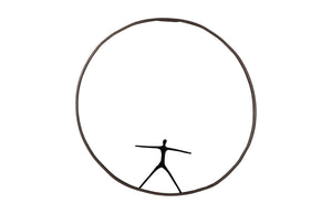 Olympic Figure in Iron Ring, Black, Rust, Style B