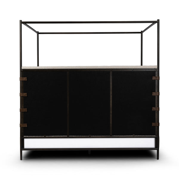Anderson Canopy King Bed - Knoll Natural