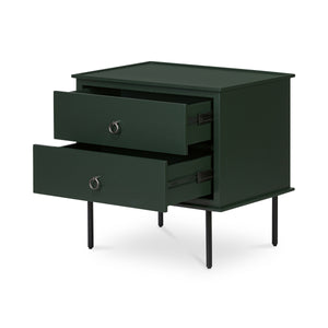 Reagan Nightstand with Metal Handles