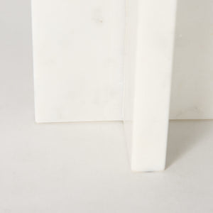 Sophia 5.5"L x 3.5"W x 10.5"H Marble Candle Holder Large