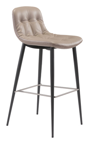 Tangiers Barstool (Set of 2) Taupe