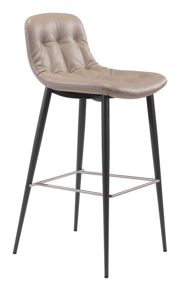 Tangiers Barstool (Set of 2) Taupe