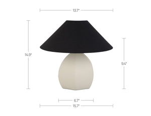 Moe's Keeley Table Lamp with Black Shade