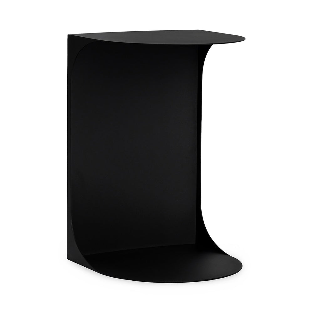 Cote Metal Accent Table - Black Metal Design