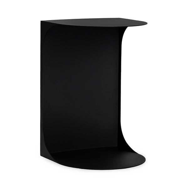 Cote Metal Accent Table - Black Metal Design