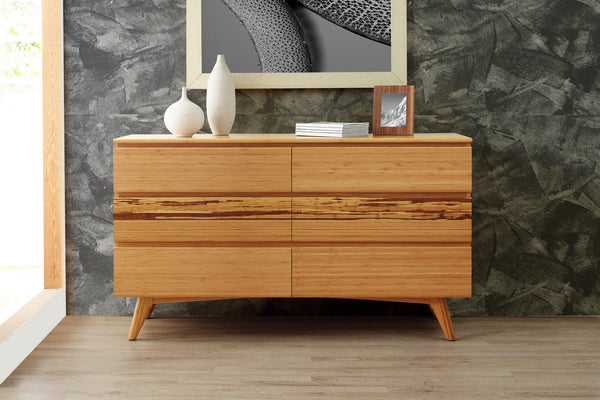 Caramelized Azara Six Drawer Dresser
