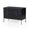 Trey Large Nightstand In Black Wash Poplar