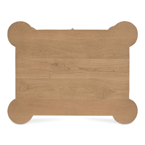 Treccia 2 Drawer Nightstand in Oak