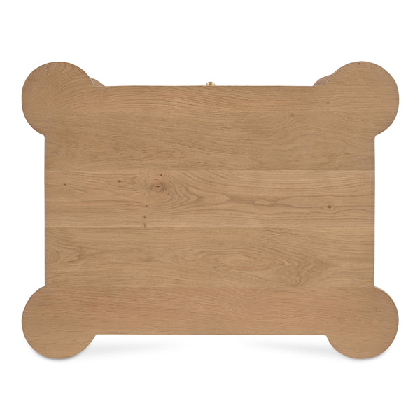 Treccia 2 Drawer Nightstand in Oak